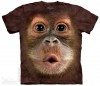 Футболка Mountain Big Face Baby Orangutan (Орангутанг), *S