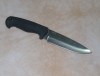 Нож Кизляр Навага сталь AUS8, Stonewash, ручка эластрон, чехол Кожа