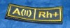 Полоса ВС России А (II) rh+ вышивка, на липучке, полевая