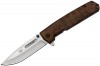 Нож складной НОКС Т-34 323-180401, сталь AUS8, полированный, ручка G10, клипса, замок