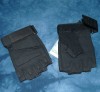 Перчатки BLACKHAWKI HellStorm тактические,без пальцев,чёрные, *L, искуственная кожа,защитные накладки, КНР