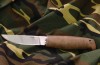 Нож Кизляр НР-18 сталь AUS-8, полированный, ручка эластрон, чехол пластик, чёрный.